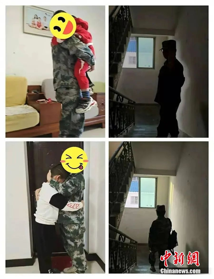 图为余贵萍一家人。 受访者供图