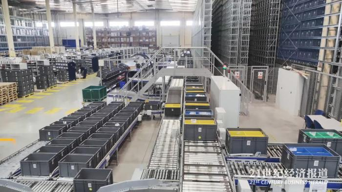 图：发往欧洲市场的国产电动牙刷川流不息 图源：受访对象 （下同）