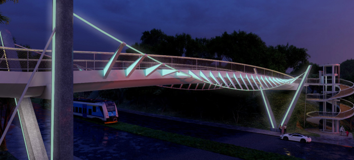 梅华路天桥（效果图）