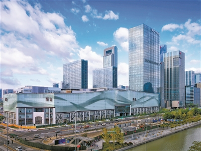 　　图为宁波阪急百货。（刘天甲 摄）