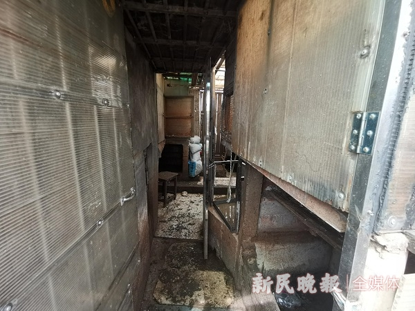 图说：鸡窝鸭舍脏乱内景   王军  摄