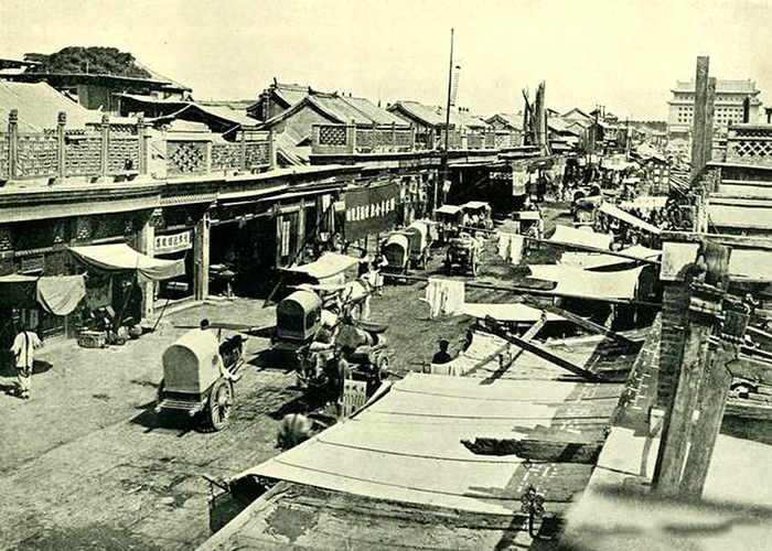 　　图为《京门九衢图》——创作资料用图