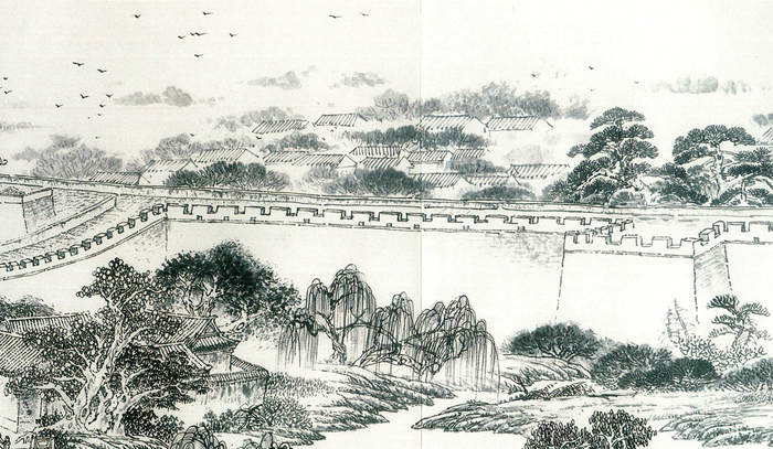 　　图为《京门九衢图》分段画卷——崇文门篇鉴赏