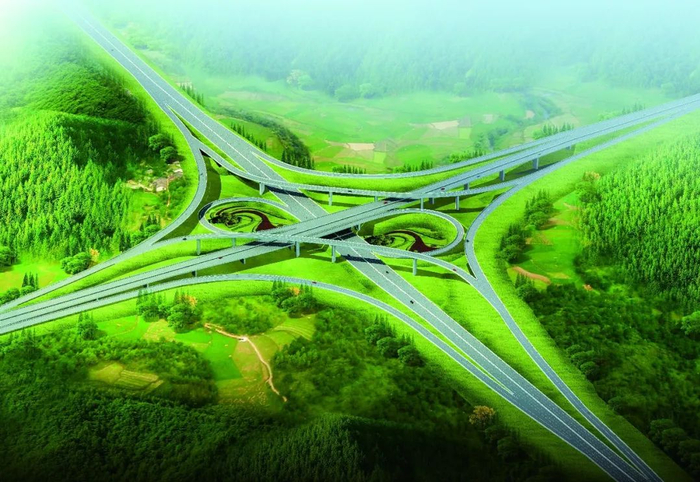 笔架山枢纽效果图