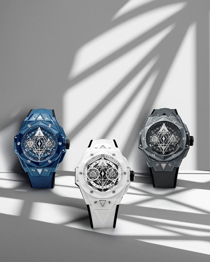 Big Bang Sang Bleu II刺青陶瓷腕表  图片来源：HUBLOT