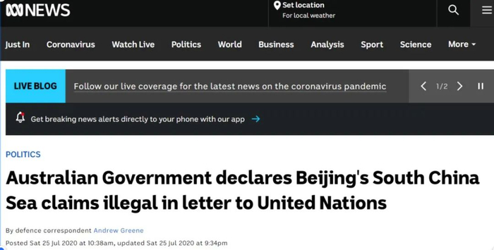 ▲紧随美国之后的表态让本来就已经出现很多问题的对华关系风险更大了