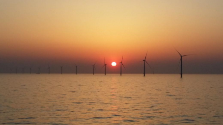 ▲南瑞集团参建的鲁能如东、国电投滨海北H2等海上风电项目现场