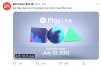 “EA Play Live 2021”将于7月开幕!与E3展会错开