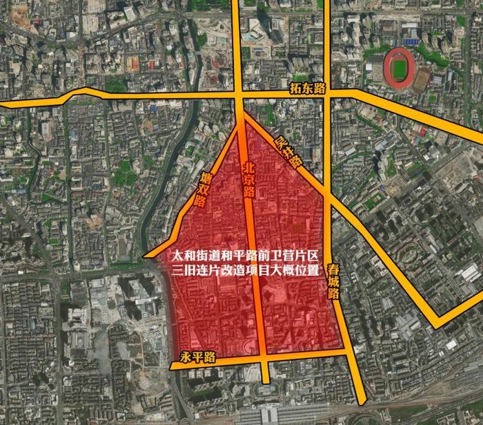 项目大致位置（制图：李浩）
