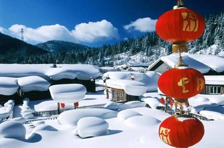中国雪乡。