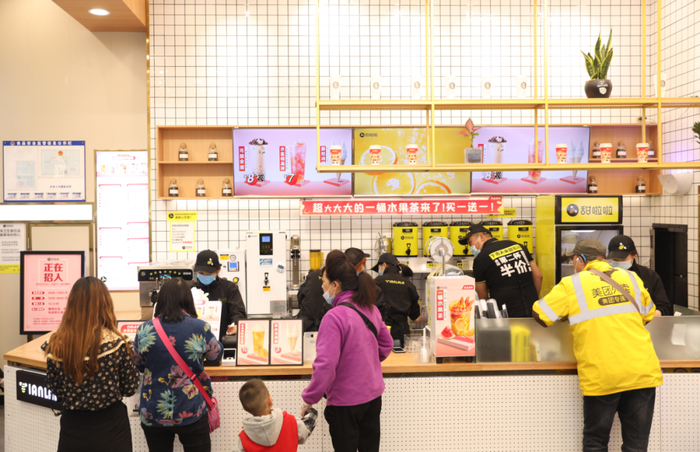 甜啦啦门店，甜啦啦供图。