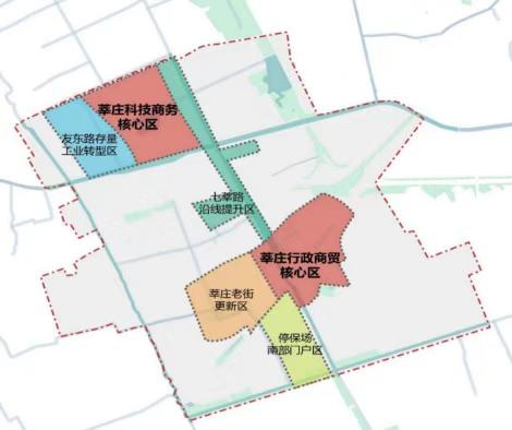 莘庄“十四五”时期重点片区空间布局 闵行区供图