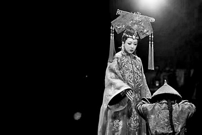 话剧《德龄与慈禧》剧照&nbsp;资料图