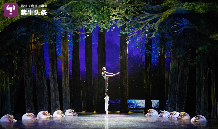 孙艺娜表演的《天鹅湖》