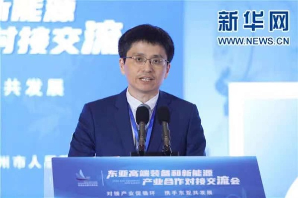 梁钟巍发布江苏省高端装备和新能源产业情况