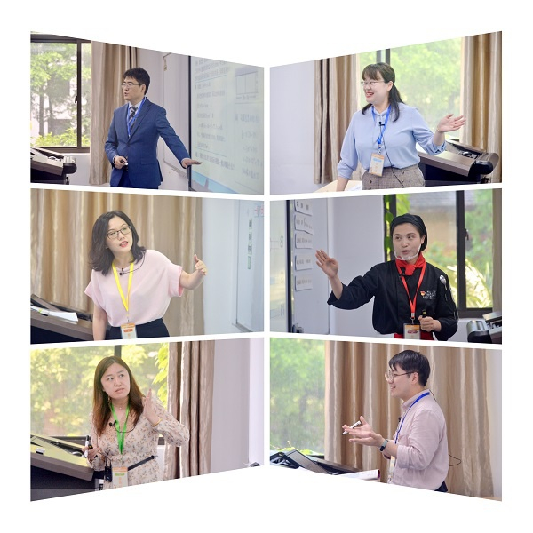 图说：青年教师展开教学基本功大比试 采访对象供图