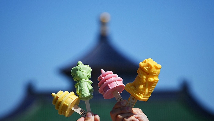 天坛推出多款“网红”文创雪糕。（图片来源：cfp）