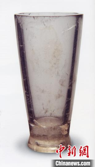 图为战国水晶杯图像。　杭博供图