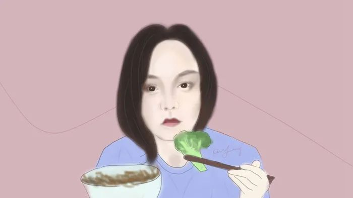 尹正减肥漫画。制图：王彩凤