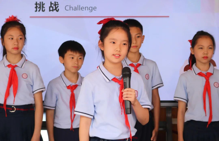 现场答辩（央广网发 巴蜀小学供图）