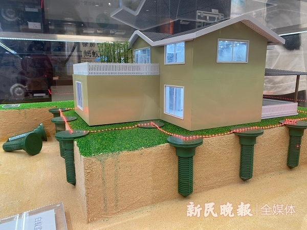 图说：白蚁监测控制技术演示模型