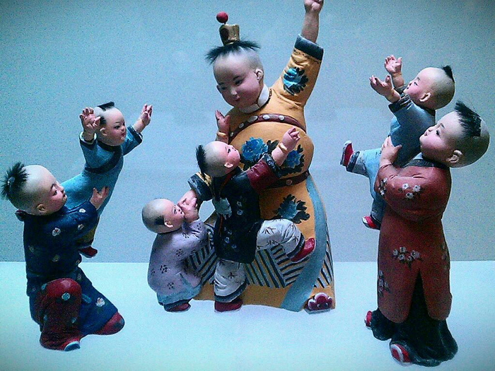 （泥人张的泥塑）