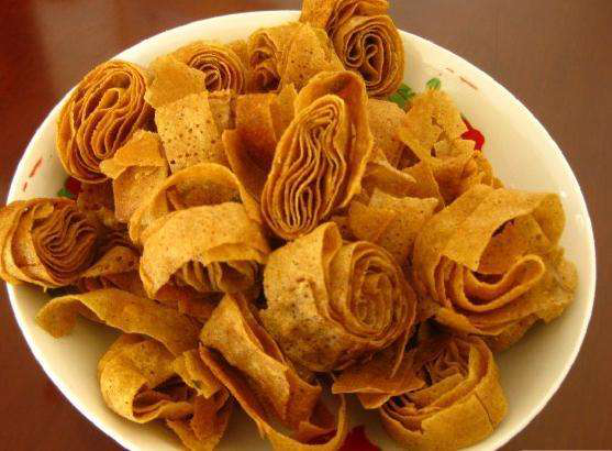 图为张家湾美食“咯吱盒”资料图