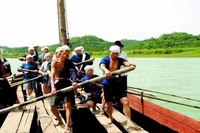 图为通州运河船工号子资料图