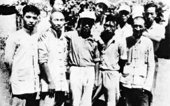 国民抗日军部分领导人合影