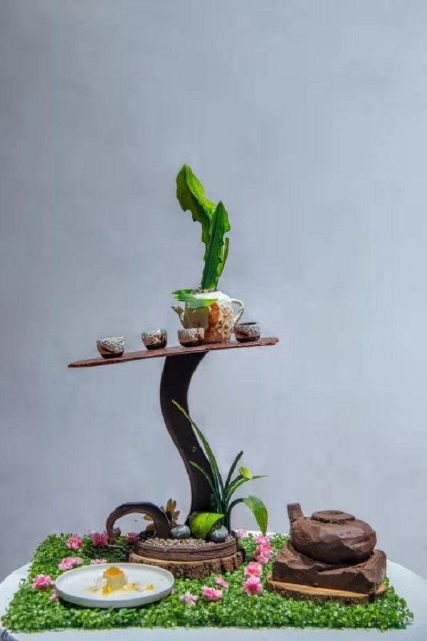 图说：巧克力作品