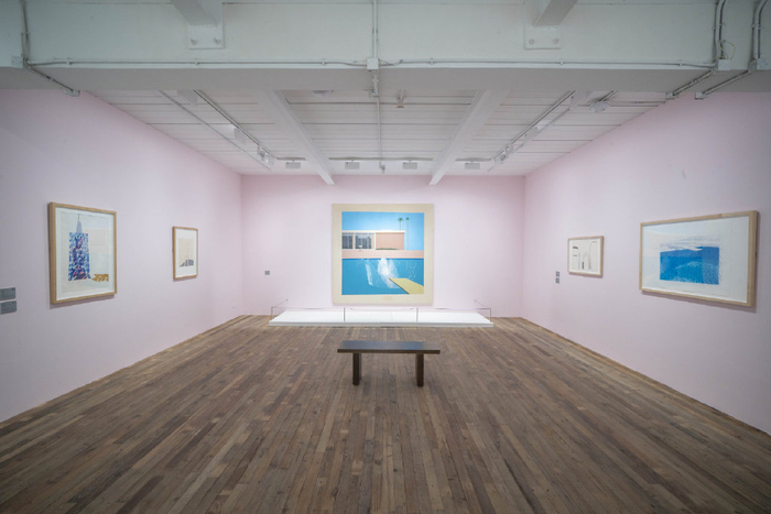 《大水花》展览。图源木木美术馆微博