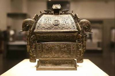 青铜方彝，西周中期