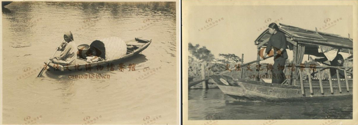 南沙水上人家的日常生活老照片（文仕文化博物档案馆藏）