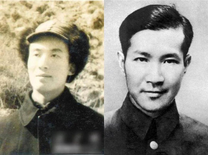 图为年轻时的光未然与冼星海