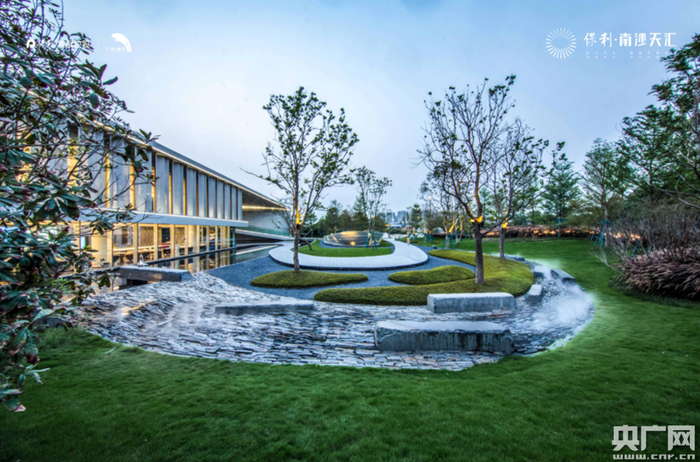 保利南沙天汇，舒适宜人的居住环境。（央广网发）