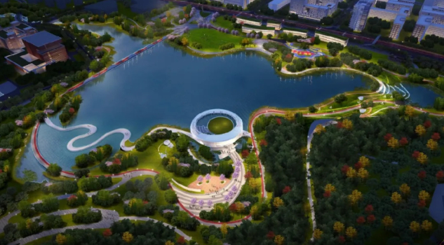 凤栖湖公园效果图