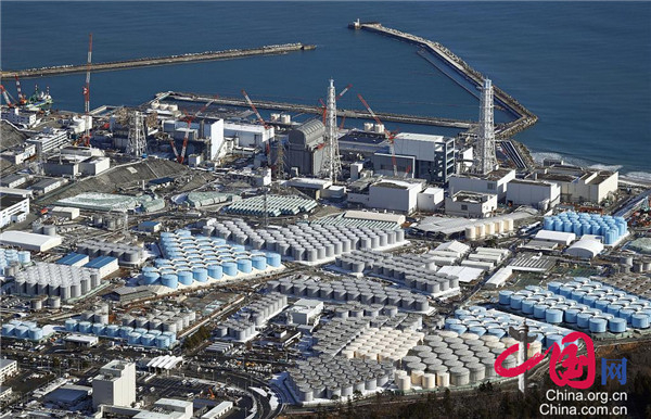 当地时间2021年1月8日，日本东京，福岛第一核电站。图片来源：视觉中国