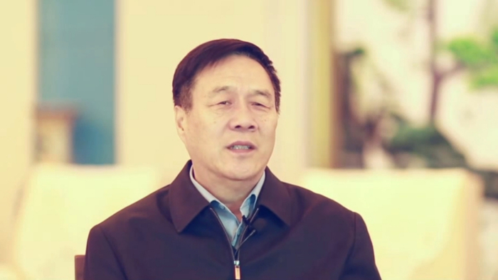 朱和平接受北京日报客户端记者采访。