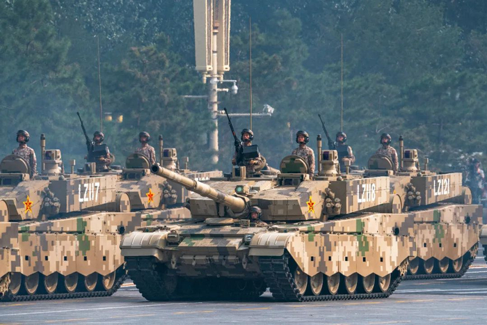 兵器工业集团研制生产的99A主战坦克参加庆祝新中国成立70周年阅兵式。中国兵器工业集团 供图