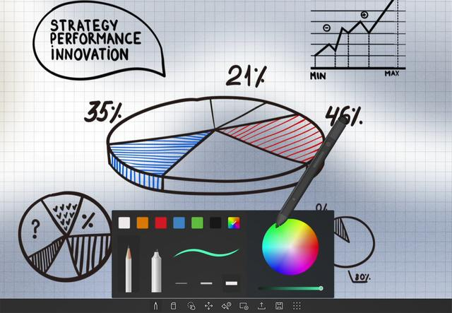 （万能调色板随时更改书写颜色）