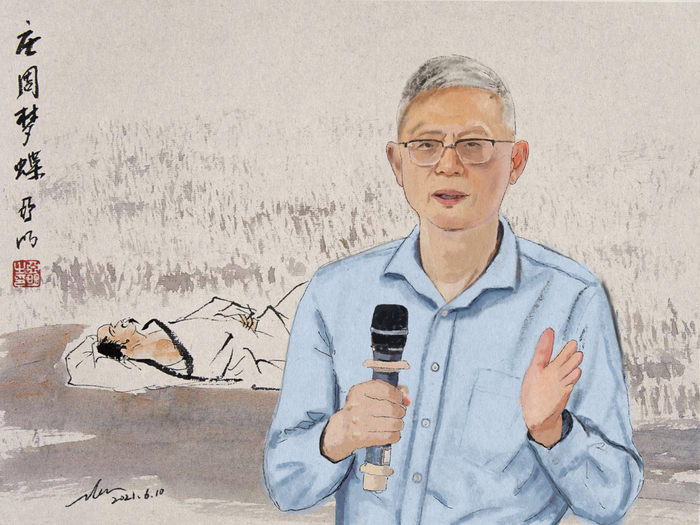 杨国荣像章静绘