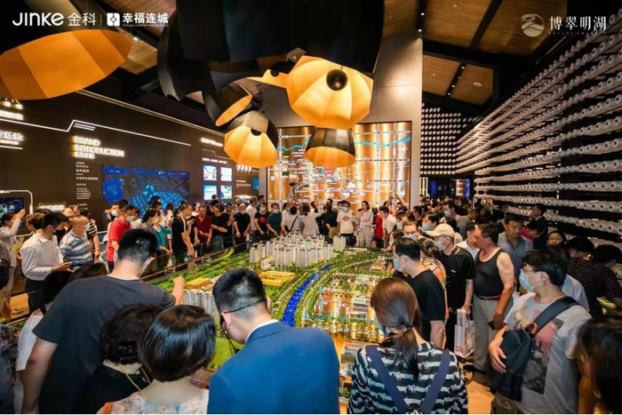 （活动现场图，博翠明湖营销中心供图，央广网发）