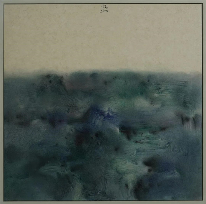 《幻景》，60cmx60cm，陶板画，2017