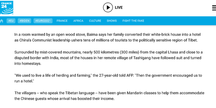 （截图来自法新社的报道）