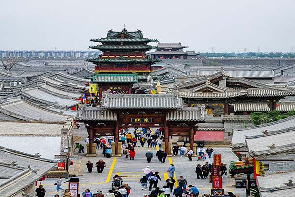 凤城北街（央广网发太原古县城景区提供）