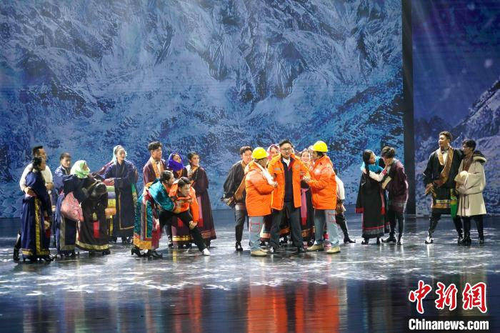 图为音乐剧《遇上你是我的缘》剧照。　张海雯 摄