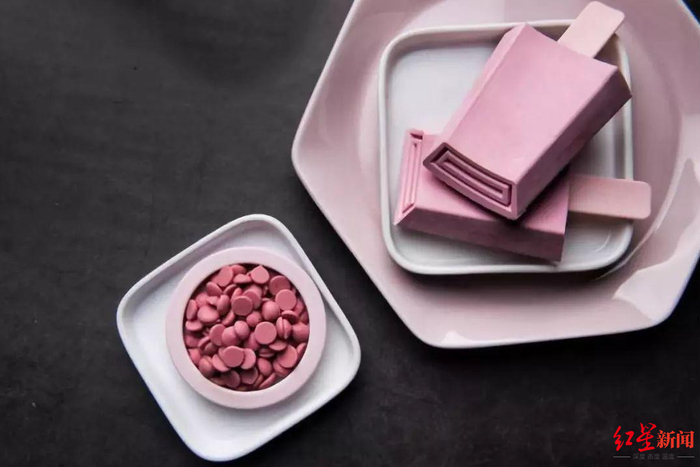 ↑“厄瓜多尔粉钻”雪糕