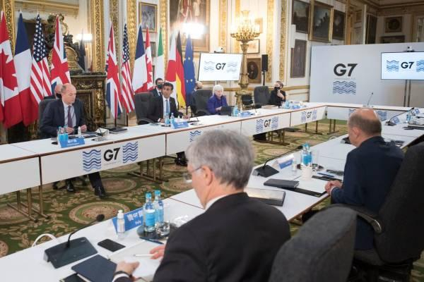G7就全球最低企业税率达成一致 图自华尔街日报 