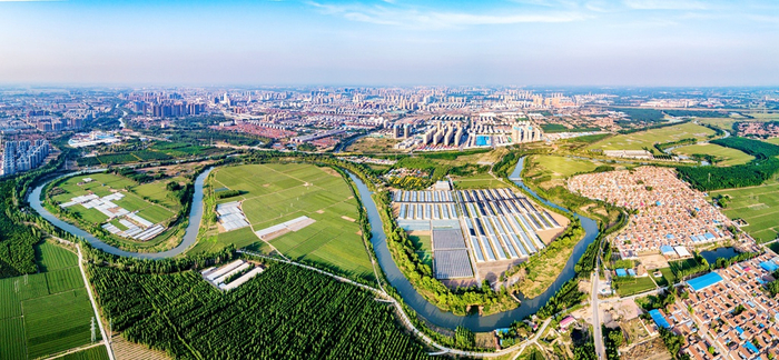 大运河德州段一角。 刘克政摄