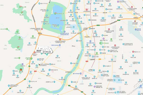 地理位置（央广网发 太原古县城官网 供图）